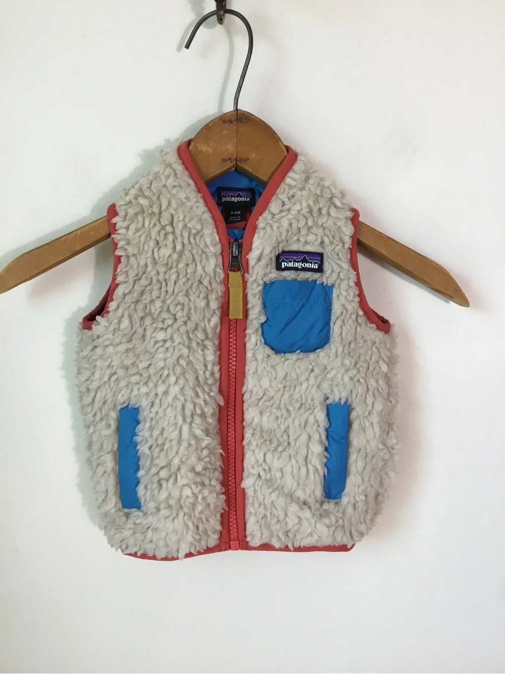 Patagonia Baby Retro X Sherpa Vest Size 3-6 Month